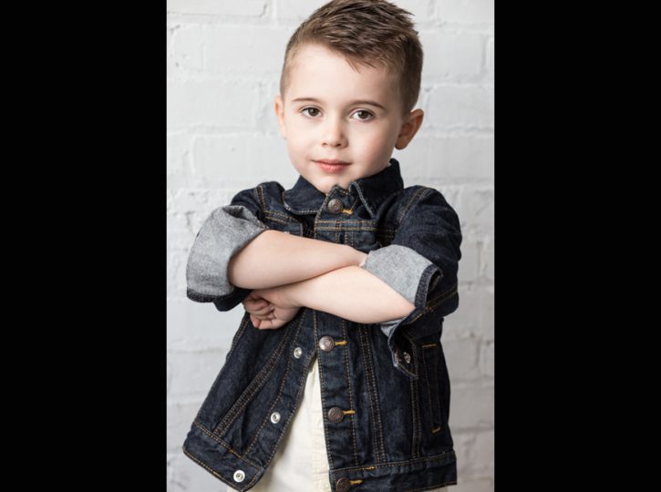 cool kid poses for children's headshots Toronto 3567-2