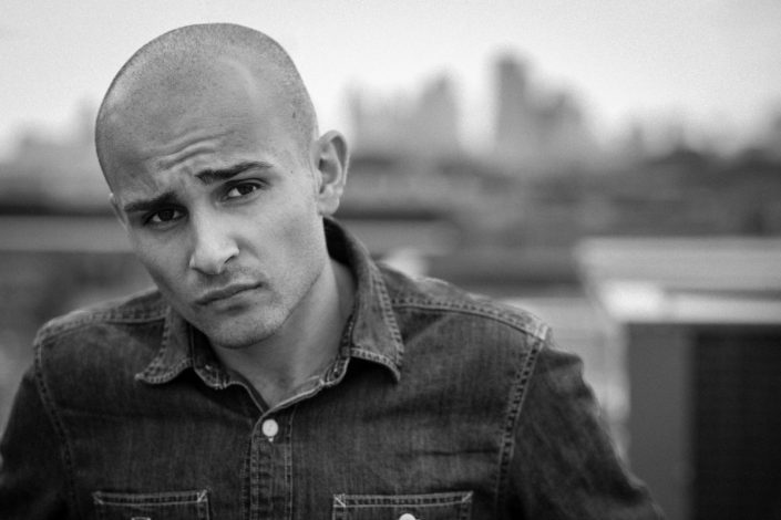 Vince looking moody during his headshot session professional portraits Toronto 5381