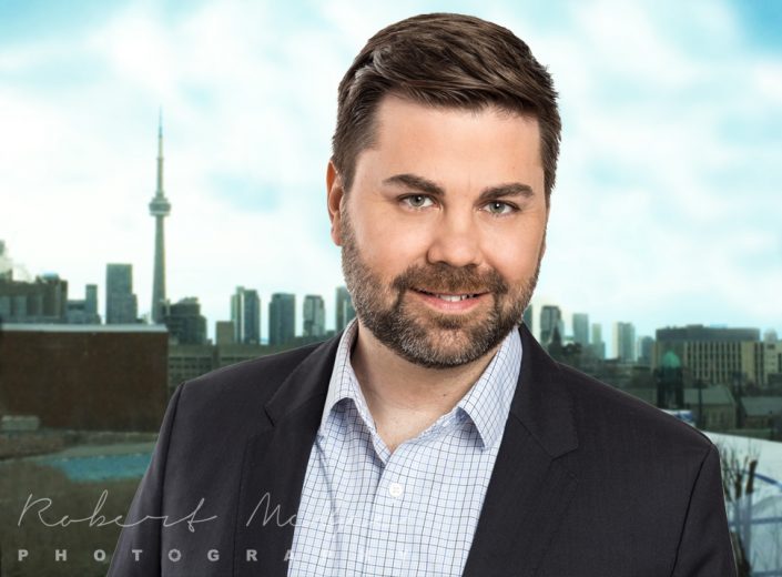 Michael CN Tower background corporate headshots