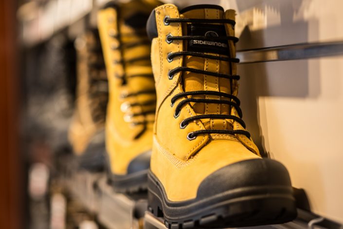 Mr Safety Shoes branding photography boots display 0O7C4180