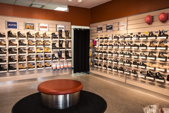 Mr Safety Shoes branding photography store display 0O7C4165